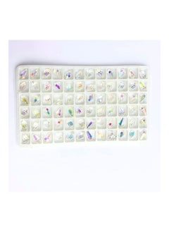 NIBEMINENT 72-Piece Drop Shaped Glass Crystal  - Image 1