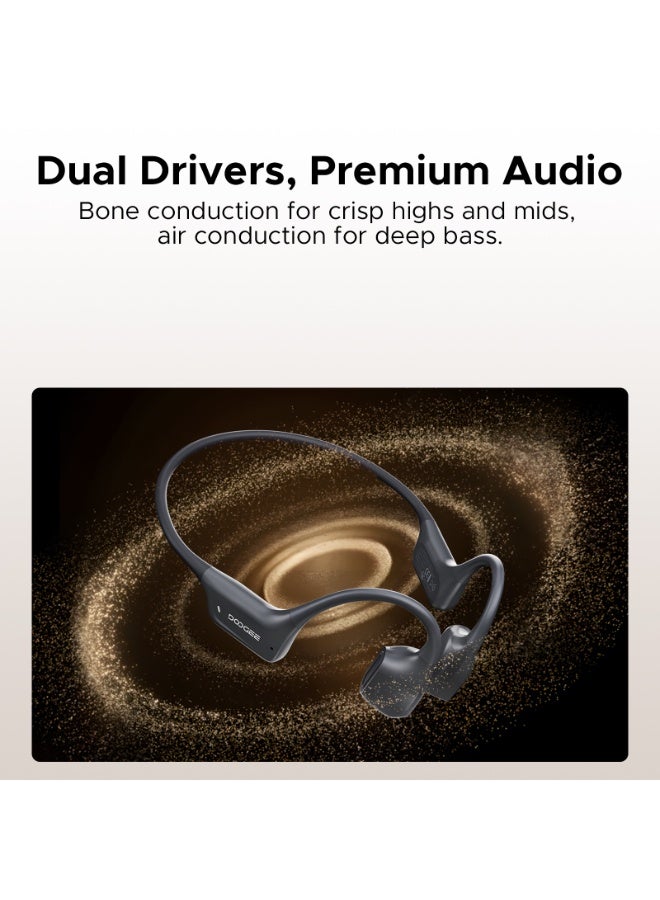 DOOGEE BoneAir - Swimming Conduction Headphones, Open Ear Wireless Bluetooth Sports Earphones for Running, Swimming and Sports, Workouts, Sweat Resistant, IP68 - Image 3