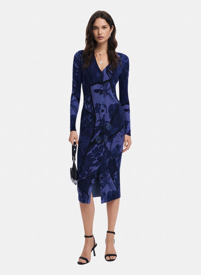 DESIGUAL Floral Midi Dress  - Image 1