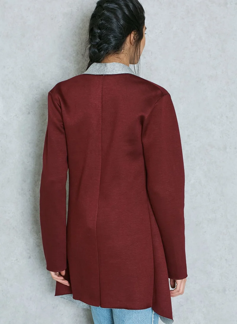 Ginger Colourblock Waterfall Jacket
