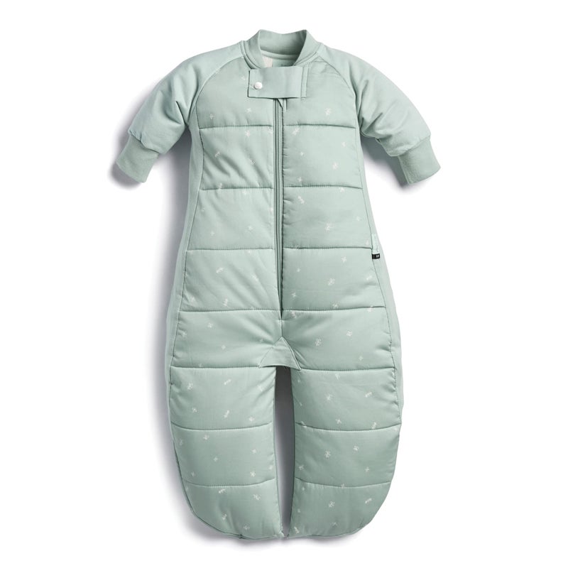ergoPouch Sleep Suit Bag 3.5 TOG â€“ Baby Sleep Sack & Wearable Blanket, 2-in-1 Convertible Sack to Suit with Legs for Safe Movement, Regulates Temperature Overnight, Unisex (8-24 Months, Sage) - Image 1