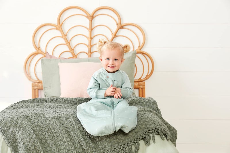 ergoPouch Sleep Suit Bag 3.5 TOG â€“ Baby Sleep Sack & Wearable Blanket, 2-in-1 Convertible Sack to Suit with Legs for Safe Movement, Regulates Temperature Overnight, Unisex (8-24 Months, Sage) - Image 2