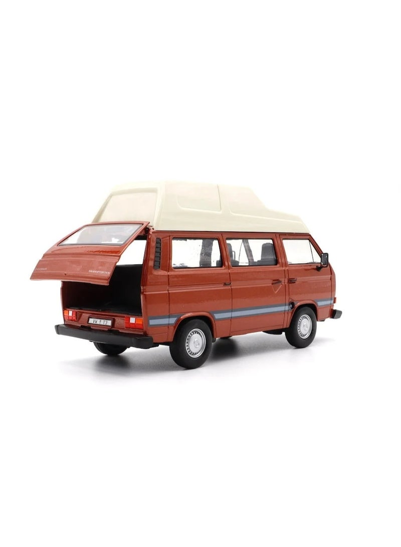 Motormax Volkswagen Type 2 (T3) Camper Van Die-Cast Model â€“ 1:24 Scale - Image 3