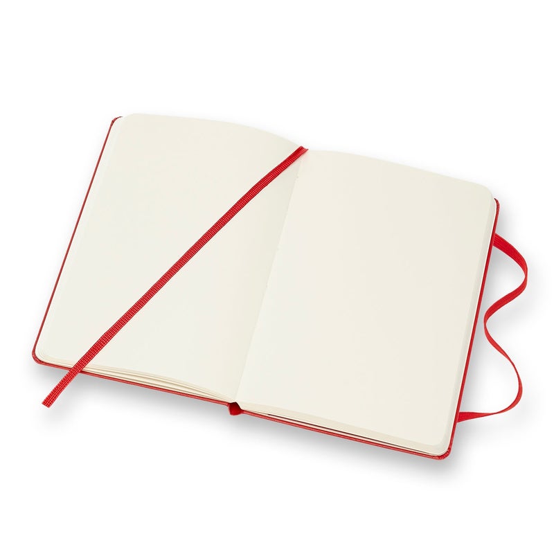 MOLESKINE Pocket Notebook Plain Pages Scarlet Red Hard Cover Limited F2 Edition 192 Pages - Image 3