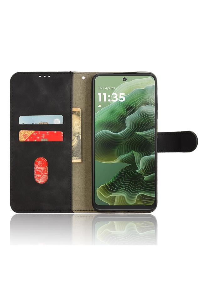 erorex Case For Motorola Moto G35 Skin Feel Magnetic Flip Leather Phone Case - Image 4