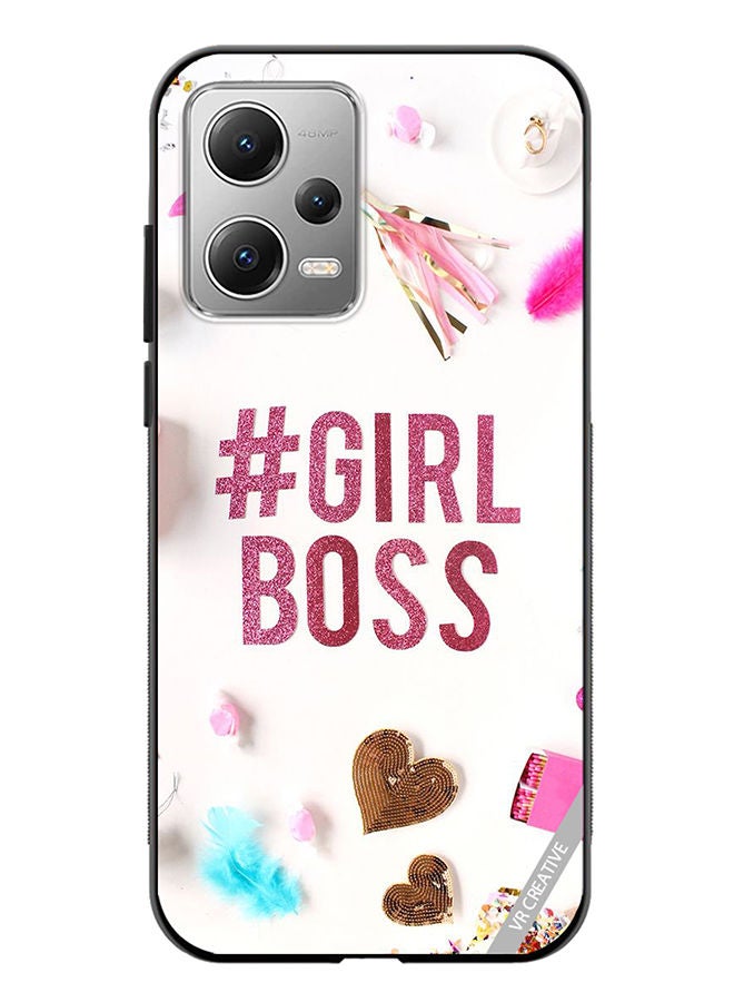 VR CREATIVE Protective Case Cover For Xiaomi Redmi Note 12 Girls Boss Design Multicolour - Image 1
