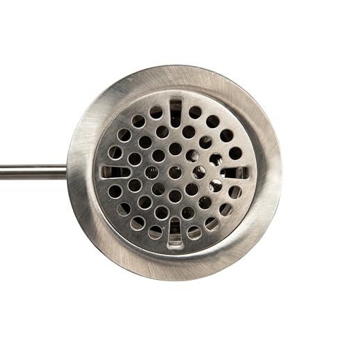 STEADYKLEEN 3inch Sink Drain Waste Drain Valve with Lever Handle Fits Commercial 3 Compartment Sink Style Drains Controls Sink Drain Stopper Handy Brass Reducer Included - Image 3