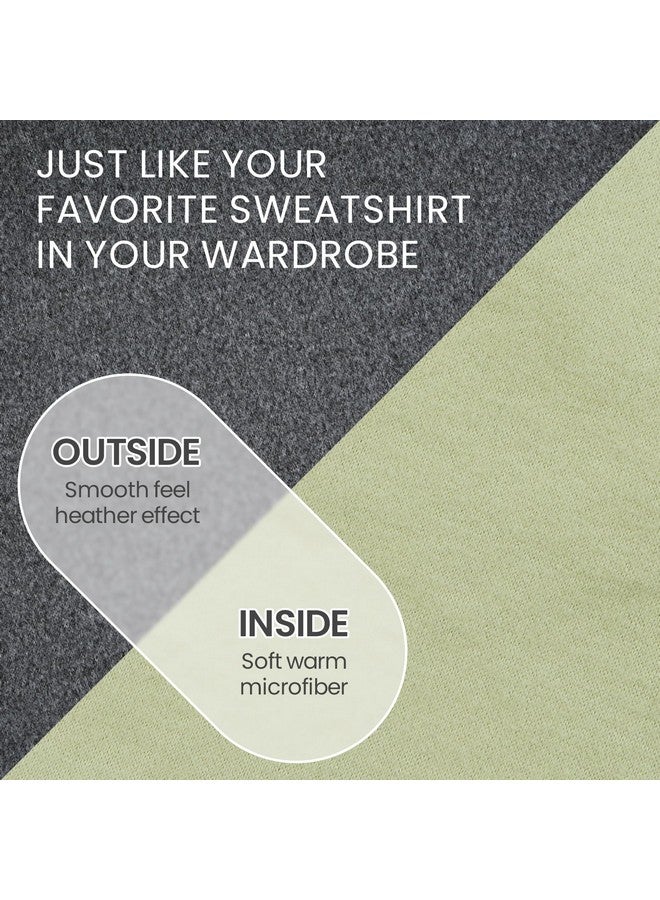 روزكيتش ROZKITCH سترات الكلاب من الصوف الناعم، سترة رياضية، بيجاما، رقبة مدورة دافئة للحيوانات الأليفة، سترة قابلة للتمدد للطقس البارد، بذلة ملابس، ملابس للكلاب الصغيرة والمتوسطة والكبيرة، ملابس للمشي والنوم، رمادي 4XL - Image 5