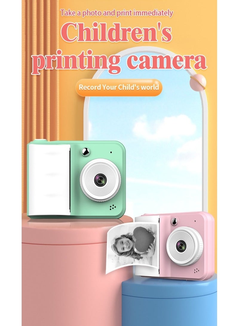Kids Camera Toys for 3-10 Year Old Girls Boys, Children Instant Print Camera as Portable Toy, Best Christmas, Birthday, Festival Gift for Kids - 32G SD Card Included - Image 2
