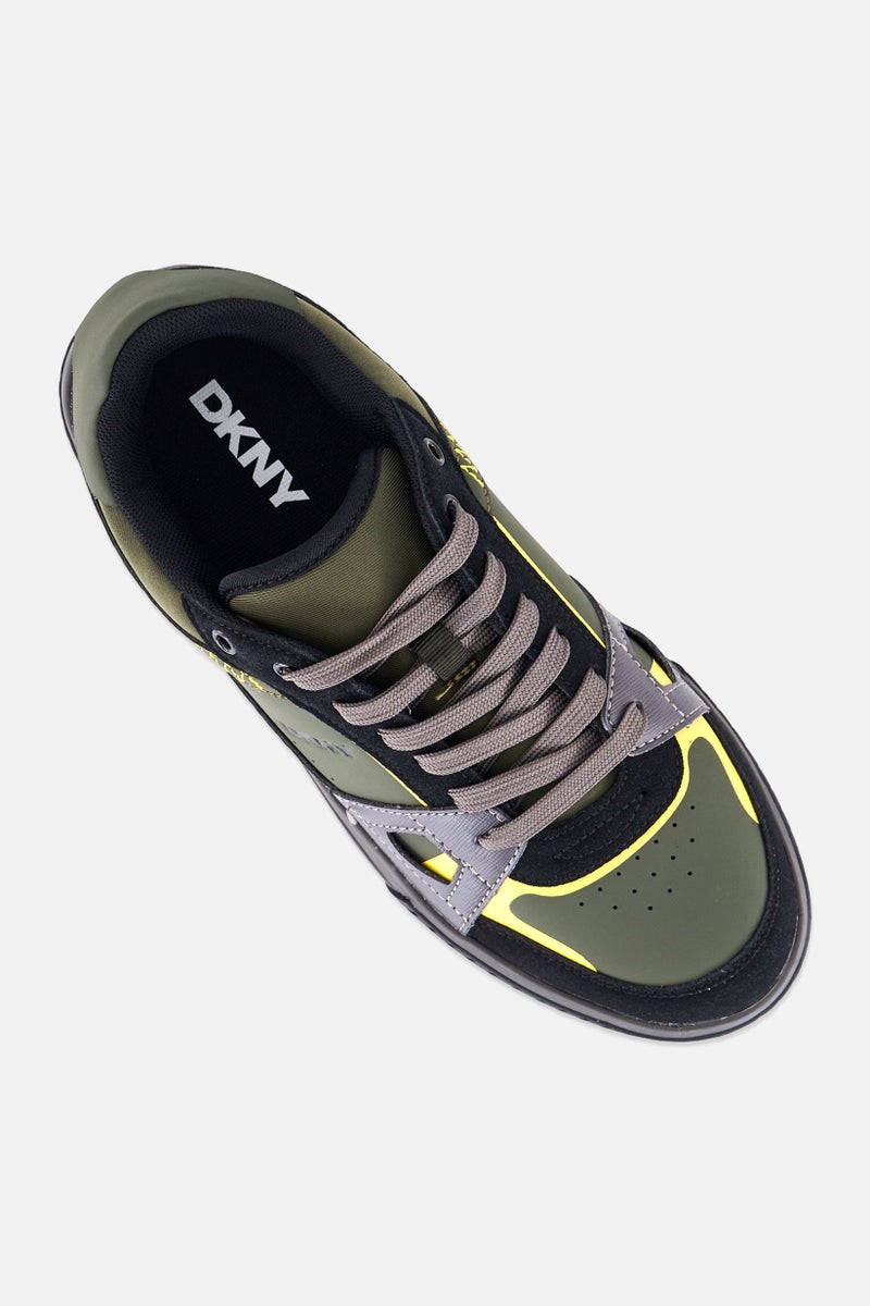 DKNY Men Medium Lace Up Casual Shoes, Multicolor - Image 4