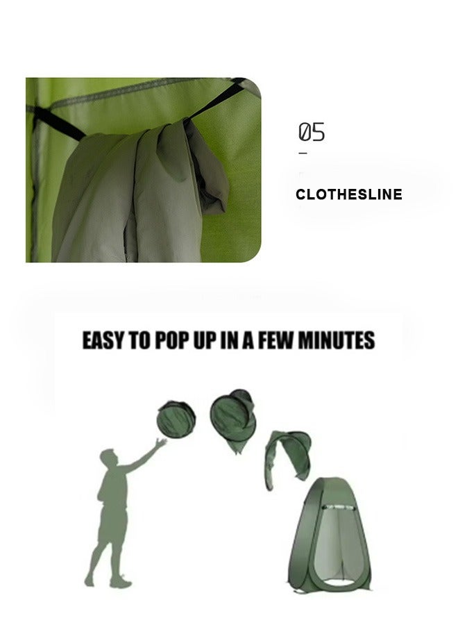 BLOOMING TIME Beach, Outdoor dressing, shower, tent, campsite, toilet, pop-up room, privacy shelter, multi-purpose 190x120cm - Image 5