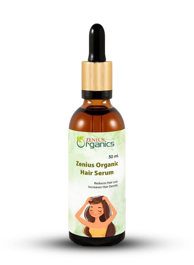 Zenius Hair Serum 30ml, Sunflower Oil, Mustard Oil And Vitamin E, For Hair Smoothening & Shine. Hair Serum for dry, frizzy hair for men and women - Image 1