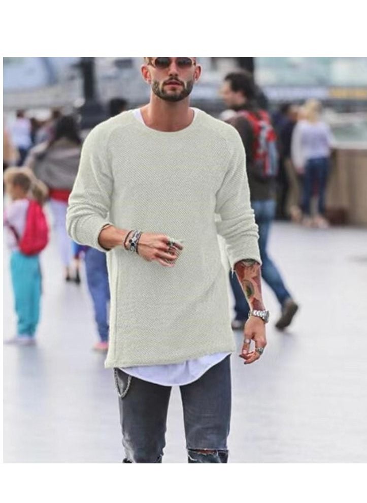 Autumn And Winter Men's Slim Round Neck Sweater - pzsku/Z9FA5CA98EEFC9FEF26A5Z/45/_/1666570570/84202d1c-08aa-435a-9cdd-39b76d025e8b