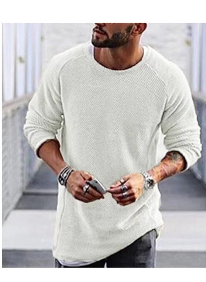 Autumn And Winter Men's Slim Round Neck Sweater - pzsku/Z9FA5CA98EEFC9FEF26A5Z/45/_/1666570570/fa03e619-d973-48e0-945b-5fe9a5d9d327