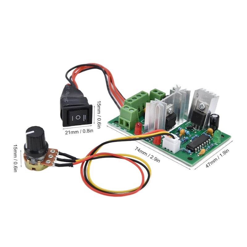 محرك التيار المستمر ذو المغناطيس الدائم 12 فولت 8000 دورة في الدقيقة عالي السرعة منخفض الضوضاء للحركة باتجاه عقارب الساعة وعكسها لمولدات الروبوتات والأعمال اليدوية - Image 5