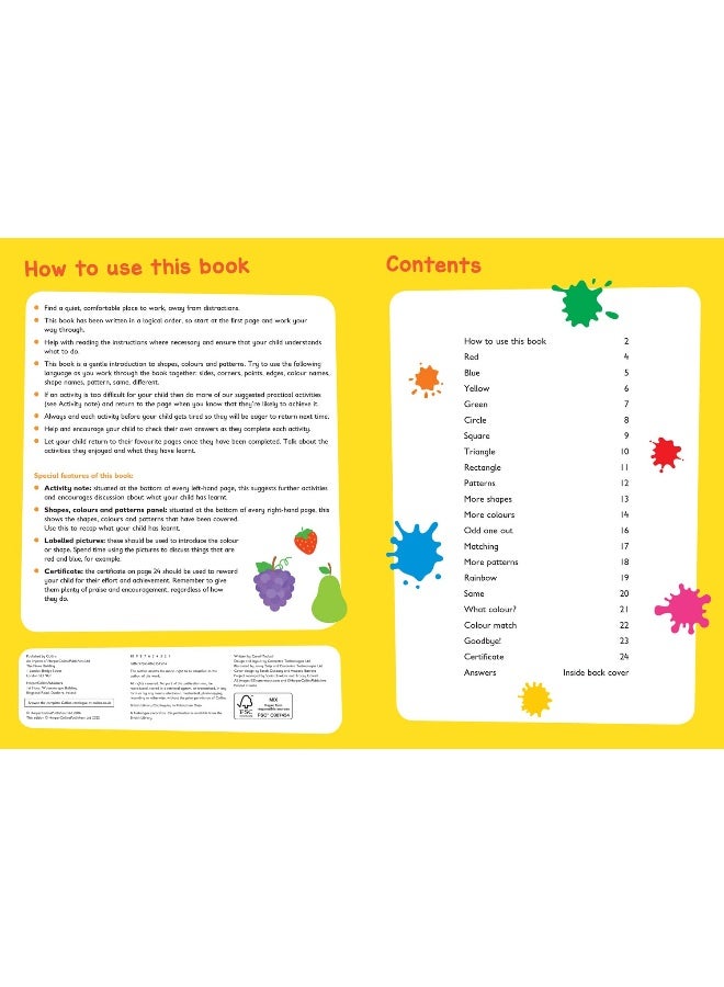 Shapes, Colours and Patterns: Ages 3-5 (Collins Easy Learning Preschool) - Image 2