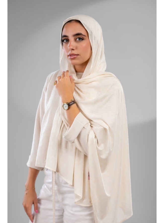 طرحة جيل لايكرا تايلاندي جيل راقية - أوف وايت