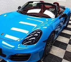 COSMOS STAR™ Vinyl Wrap Sheet for Car & Bike Self Adhesive Wrap Sticker and Decal Roll Film for Auto Vehicle Motorcycle (2 Feet by 10 Feet, Blue Glossy Wrap) - Image 3