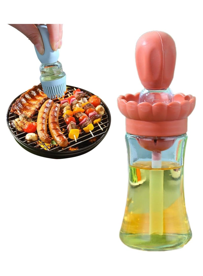 زياتة بفرشه دهان مكونه من تانك للزيت و من الداخل انبوبه و مضخه علي شكل فرشه - متعددة الالوان - Image 1