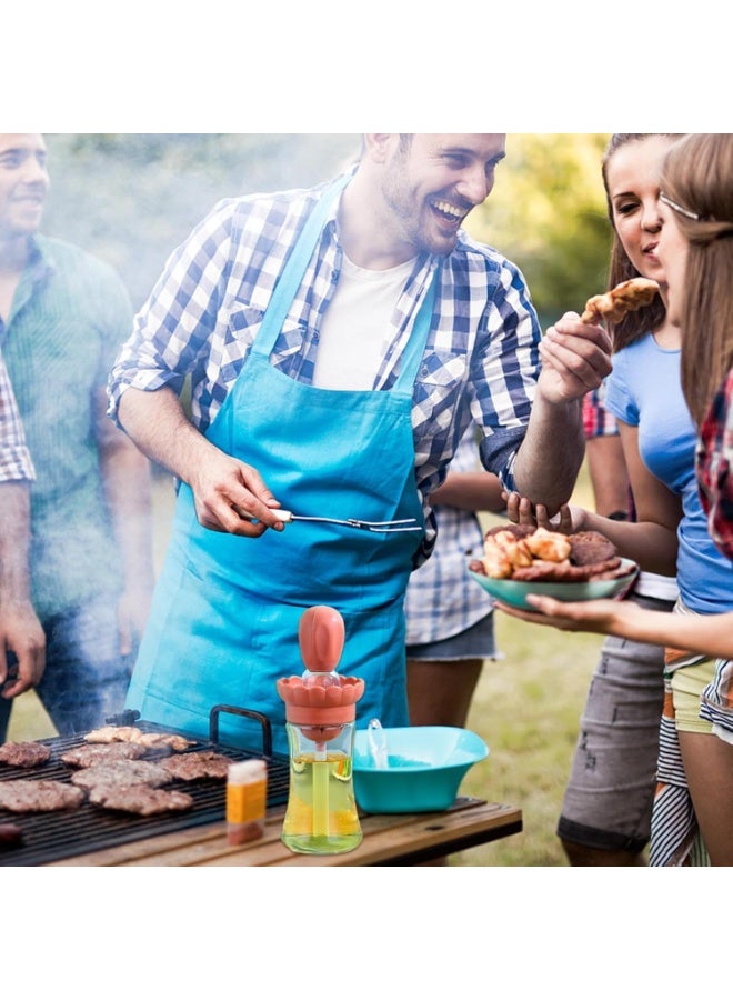 زياتة بفرشه دهان مكونه من تانك للزيت و من الداخل انبوبه و مضخه علي شكل فرشه - متعددة الالوان - Image 5