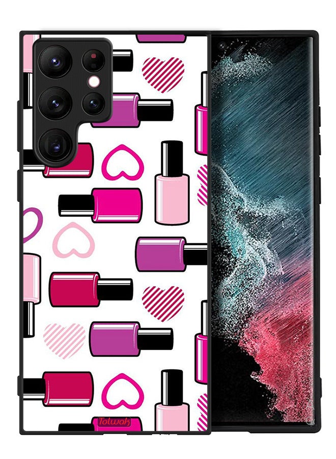Tolwak Samsung Galaxy S22 Ultra 5G Protective Case Cover Lipstick Lover - Image 2