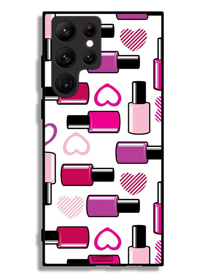 Tolwak Samsung Galaxy S22 Ultra 5G Protective Case Cover Lipstick Lover - Image 3