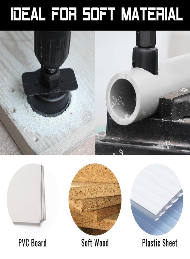 كيندو مجموعة منشار ثقب كندو، 23 قطعة مع شفرات منشار من 3/4 بوصة إلى 6 بوصة (19 مم - 152 مم)، دعامات، رؤوس مثقاب، لوحة تركيب، مفتاح سداسي، مثالية للخشب اللين والبلاستيك وألواح البولي فينيل كلوريد والجدران الجافة مع حقيبة تخزين - Image 5