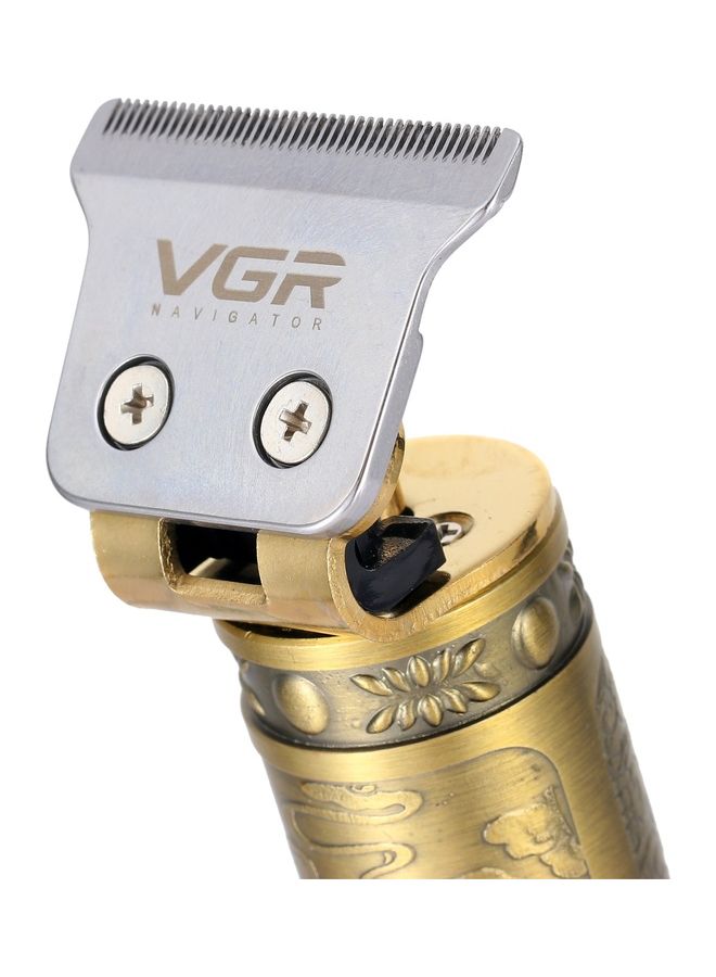 VGR Hair Clippers Beard Trimmer For Men Gold - Image 5
