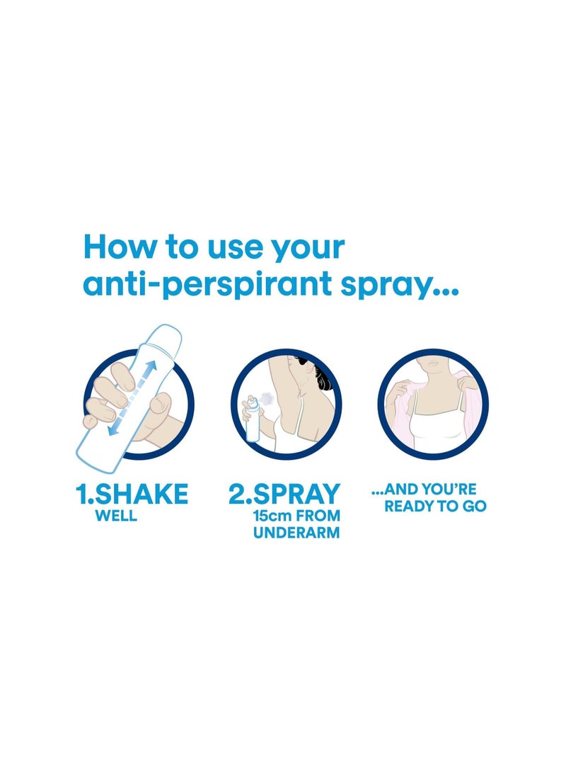 Vaseline مزيل العرق فازلين أكتيف فريش مع بروديرما - 250 مل - عبوة من 6 قطع - Image 2