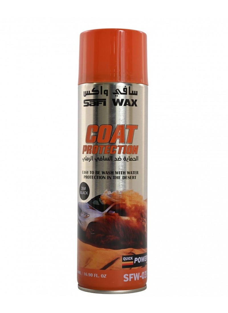 Safi WAX Black Car Coat Protection Spray Protects Against Small Scratches And Pale Paint Or Discoloration 