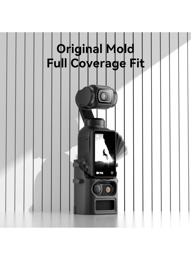 CMGTYYD Multifuctional Magnetic Bracket Mount, Expansion Adapter Mount Compatible with DJI OSMO Pocket 3, Extended Mounting Bracket Frame with Cold Shoe Mount/ 1/4" Screw, Fit Action Camera Port Quick-Release  - Image 5