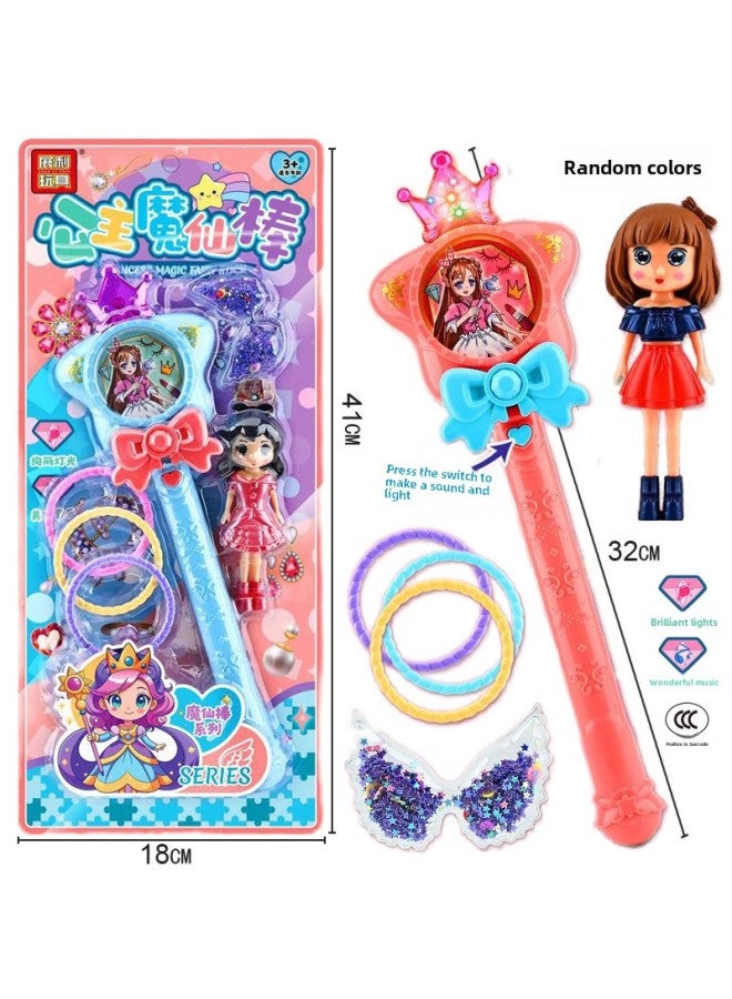Domestic Sale Children's Play House Lighting Music Princess Magic Wand Jewelry Training Institution Kindergarten Delivers Toys-Color:54738 Hanging Plate Set 【play House Guka Cosmetic House】 0588-103 - Image 2