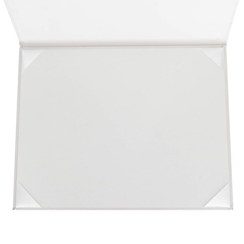 GraduationMall Imprinted Diploma Cover for Certificate 8.5''x 11'' White,1-Pack - Image 4