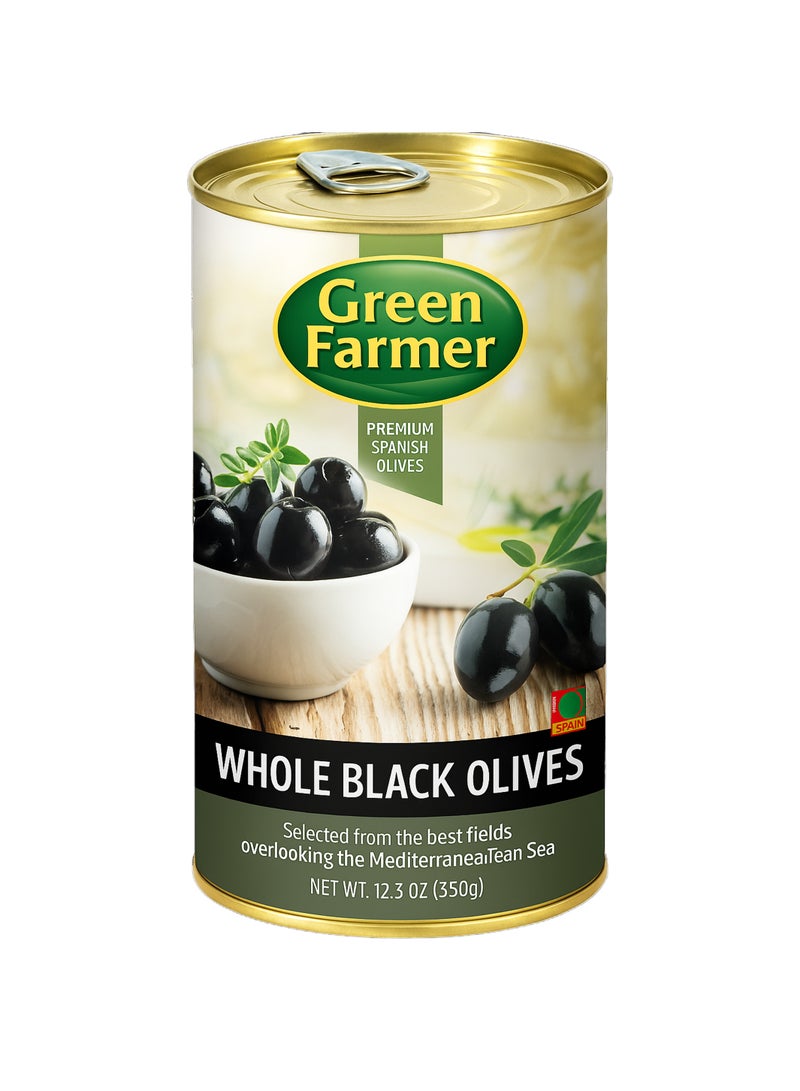 Whole Black Olives 350g