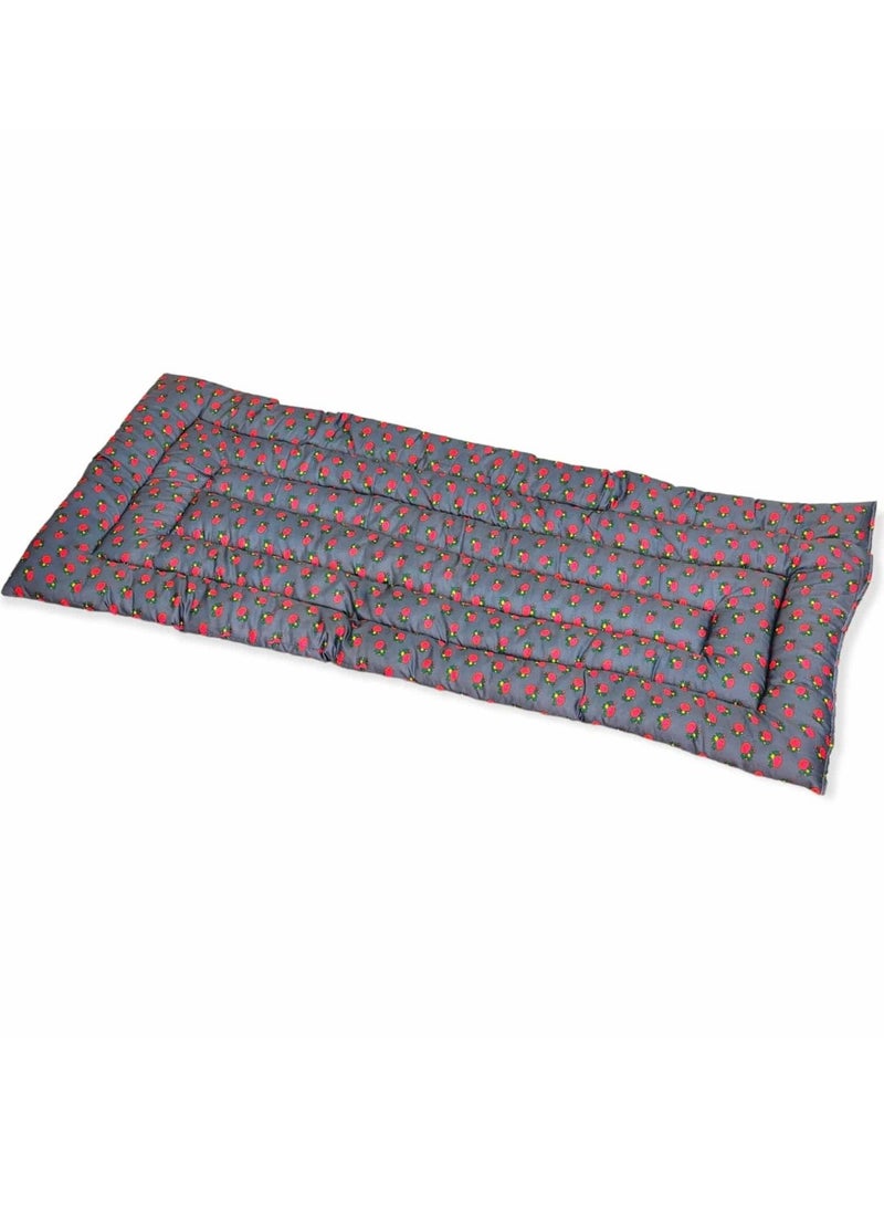 Shalki Cotton Sleeping Mat For Camps And Rest Houses, Soft To The Touch, Made Of High-Quality Materials, Natural Cotton Mat For One Person, Size 190*90*6 Cm 