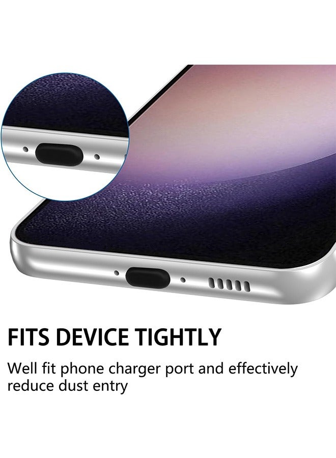 10Pcs USB C Dust Plug, USB Type C Anti Dust Cover+ Portable Storage Compatible with iPhone 15 Samsung Galaxy Google Pixel MacBook, Port Cover Type C - Image 2