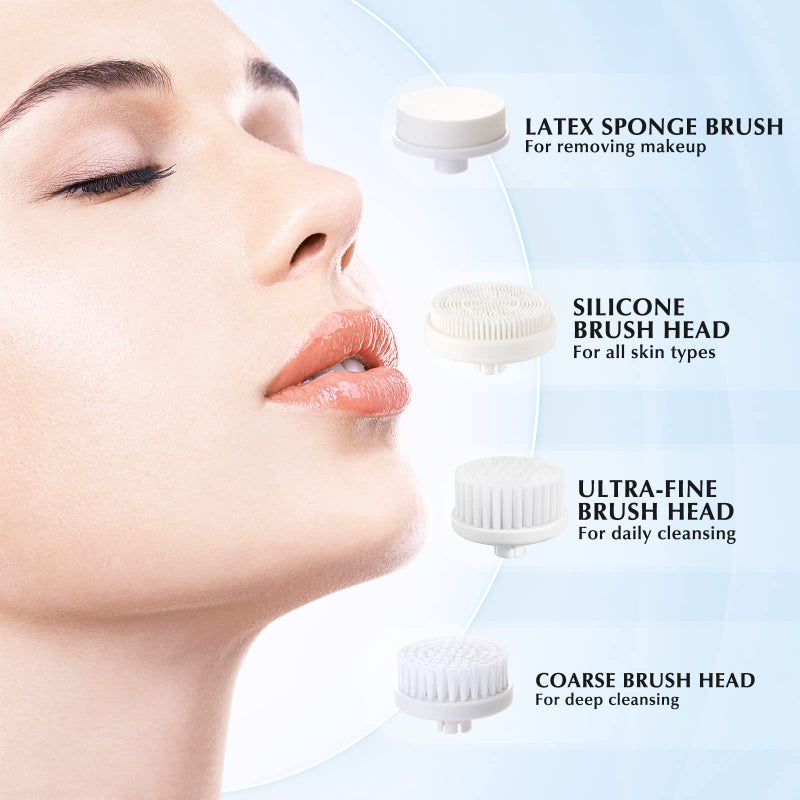 COSLUS Only Compatible with COSLUS 7IN1 FBS-D Face Cleansing Brush Replacement Heads 4 PCS - Image 5