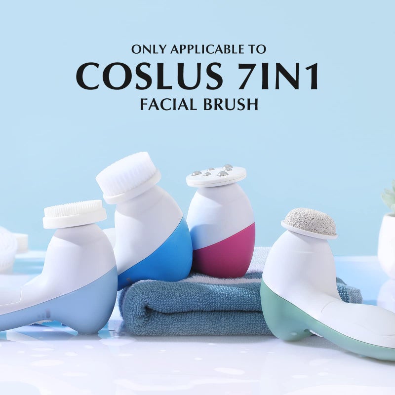 COSLUS Only Compatible with COSLUS 7IN1 FBS-D Face Cleansing Brush Replacement Heads 4 PCS - Image 2