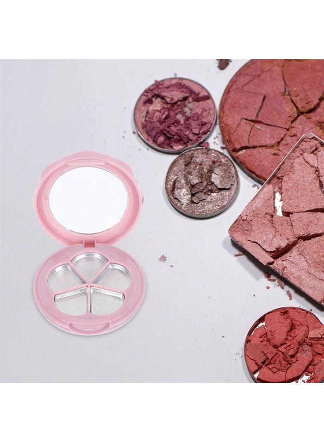 Beaupretty 2 Sets Empty Lipstick Palette with Mirror and Brush Refillable Eyeshadow Palette Box Cosmetics Storage Trays Containter for Lipstick Lip Balm Eyeshadow Blusher - Image 4