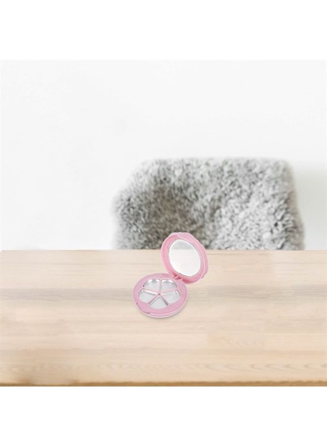 Beaupretty 2 Sets Empty Lipstick Palette with Mirror and Brush Refillable Eyeshadow Palette Box Cosmetics Storage Trays Containter for Lipstick Lip Balm Eyeshadow Blusher - Image 3