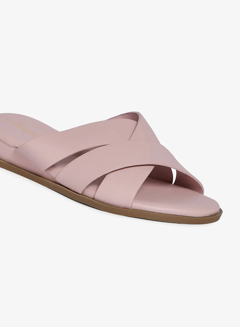 Geoomnii PINK Geoomnii Comfort Slide Sandals for Women – Cushioned Slip-On Casual Sandals for Daily Wear, Home, Travel & Walking for Women | Best Price UAE