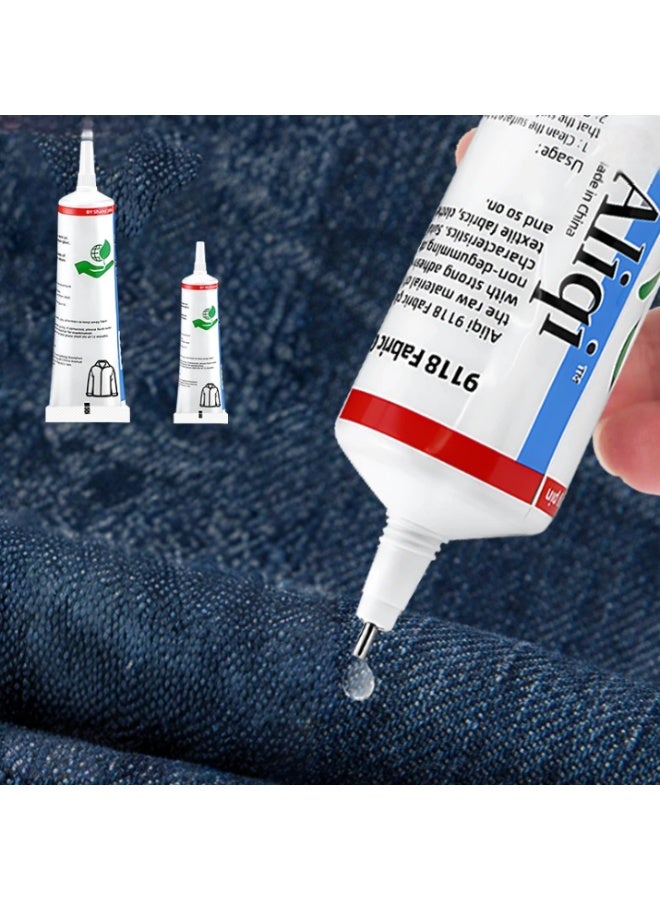 القوة 60ml الغراء النسيج متعددة الاستخدامات - قوية، لاصق مقاوم للماء لإصلاح التماس والتصحيح - Image 1