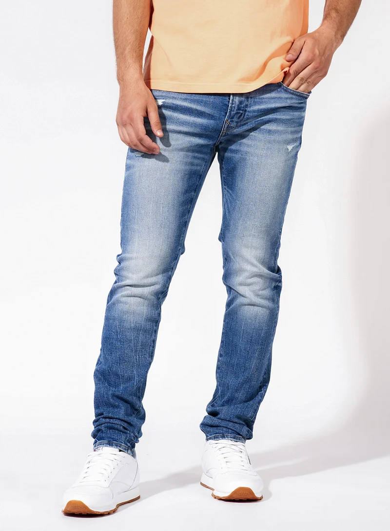 American Eagle Airflex+ Mid Wash Skinny Fit Jeans