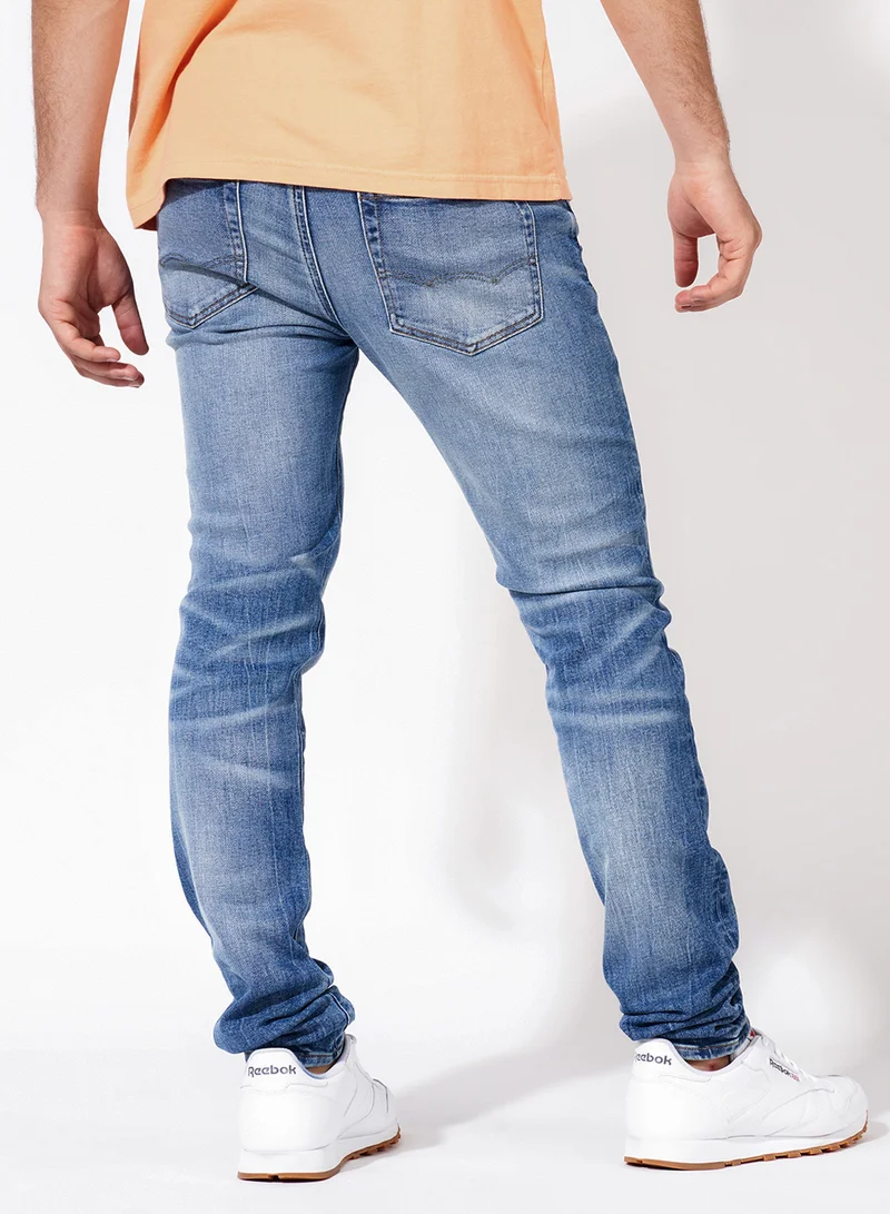 American Eagle Airflex+ Mid Wash Skinny Fit Jeans