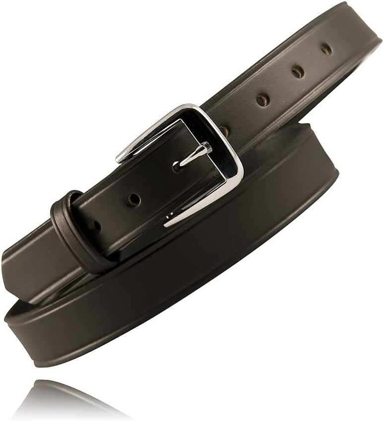 Boston Leather 1-1/4" Garrison Leather Belt | Black 34 - Image 3