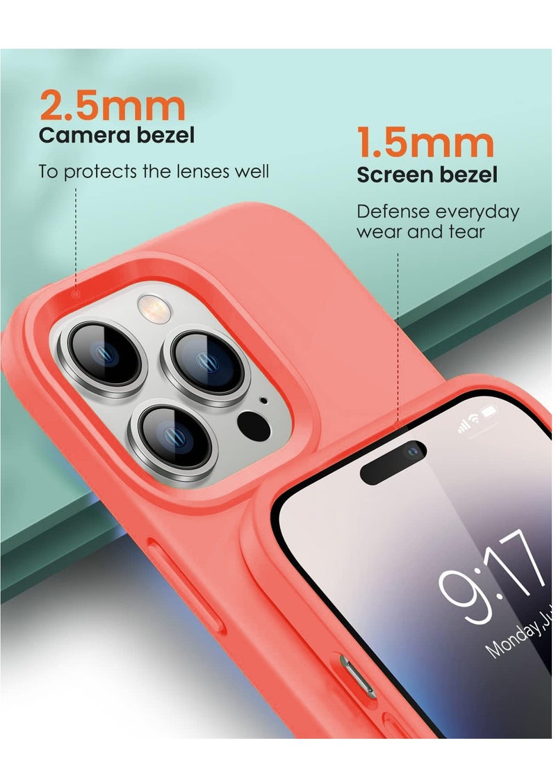 BORTONY iPhone 12 Pro Case Liquid Silicone Anti Scratch Anti Fingerprint Soft Silky Touch Shockproof Protective Cover - Image 3