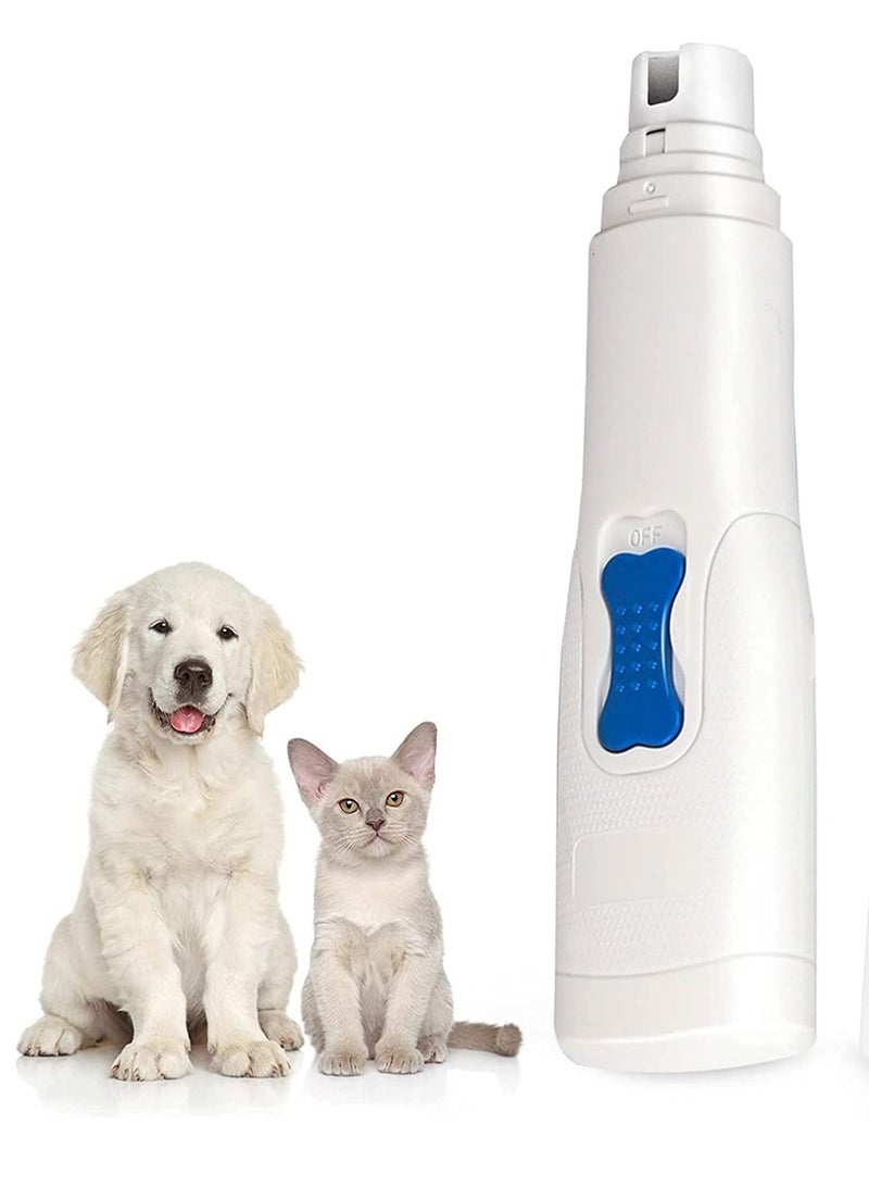 KASTWAVE Dog Electric Nail File Grinder Pet Nail Trimmer Low Noise Long Working Time for Small Medium Large Breed Dog and Cat - Image 1