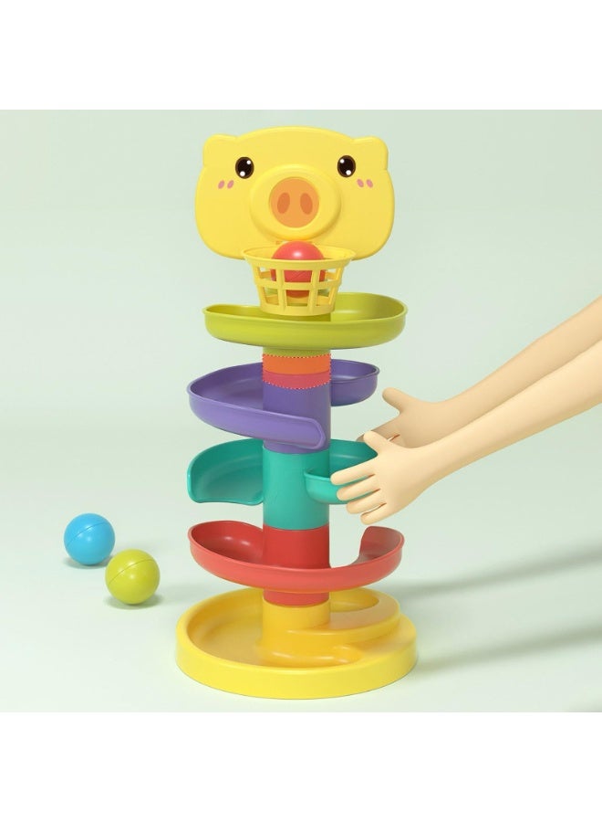 Roll Ball Multicolored Durable And Sturdy For Long Term Use Kids Toy - Image 5