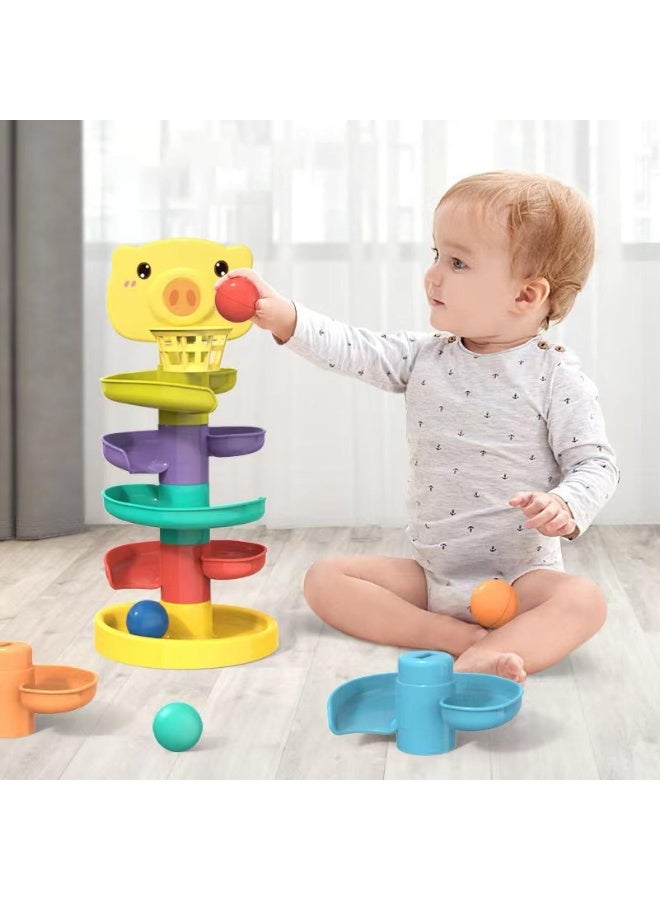 Roll Ball Multicolored Durable And Sturdy For Long Term Use Kids Toy - Image 3