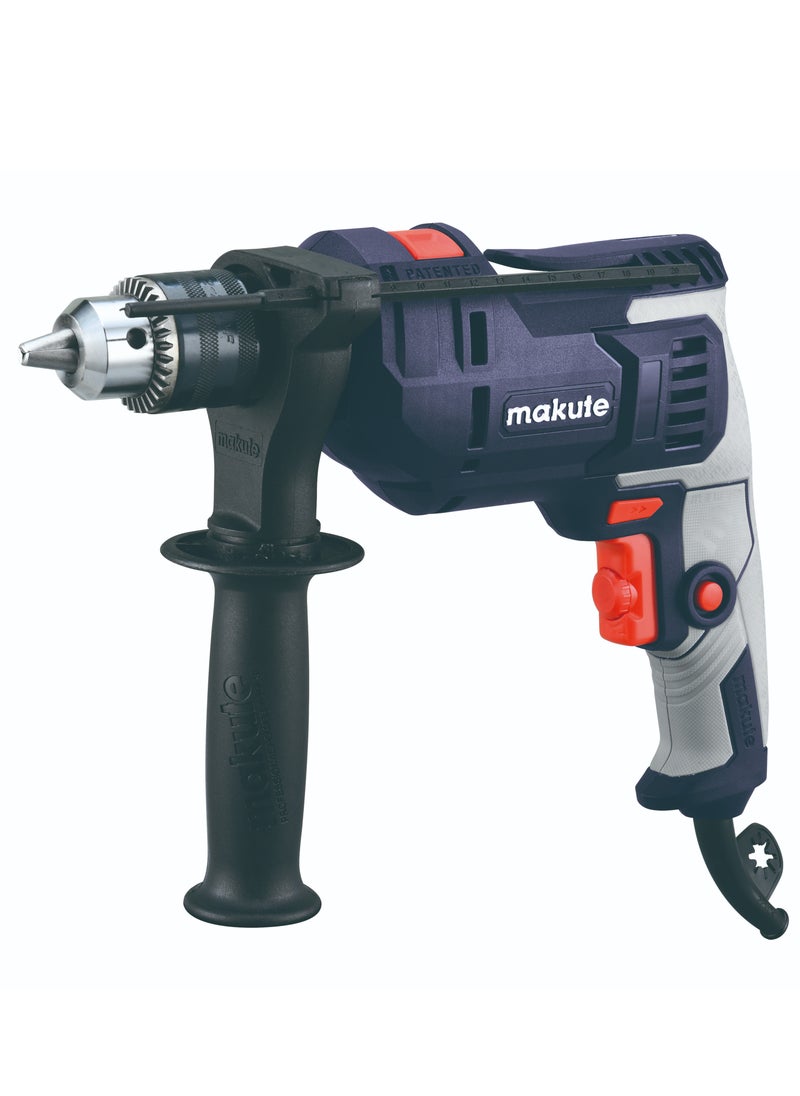 makute ID780 Impact Drill, 780W Power, 13mm Chuck, 220-240/110V, 0-2800 RPM, Heavy Duty Electric Drill for Professional and DIY Use  - Image 1